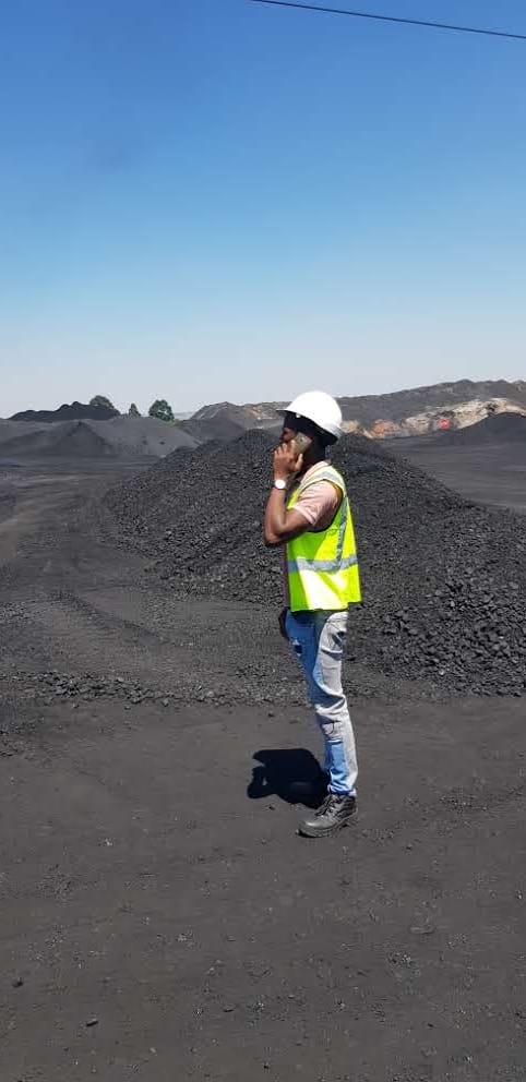 Sales executive on call from the stockpile